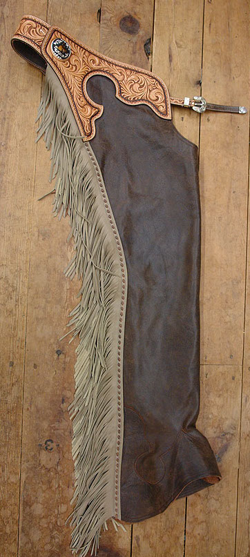 High color contrast Reining Chaps